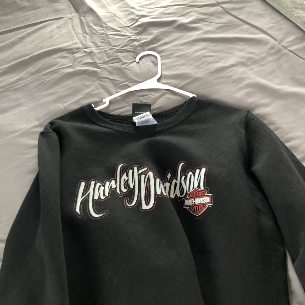 Harley Davidson pull over sweatshirt